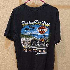 Harley-Davidson Black Pensacola Graphic Tee